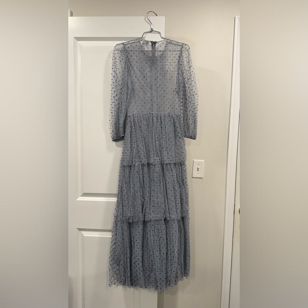 RED Valentino Glitter Polka Dot Tulle Dress - Picture 7 of 10
